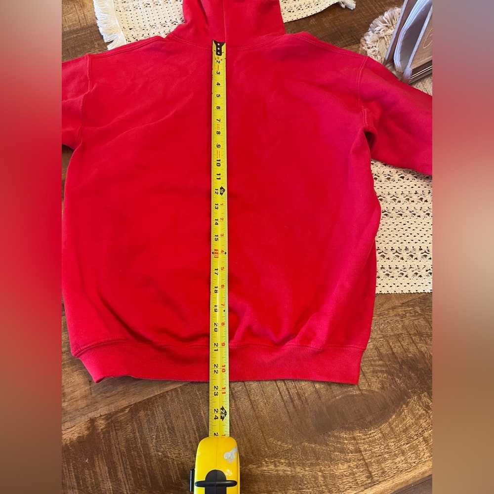 Red Elmo Hoodie Kids Costume Set - Elmo Face Hoodie with Red Tutu and long socks - Picture 5 of 5